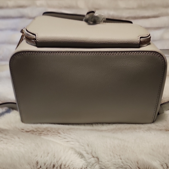 NWT Kate Spade White Leather Backpack with Flap Closure main image 13